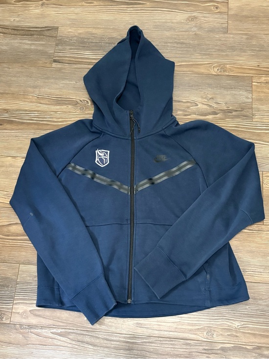 Nike Jackets & Blazers - Nike Tech Fleece Windrunner Berry College Vikings Navy M